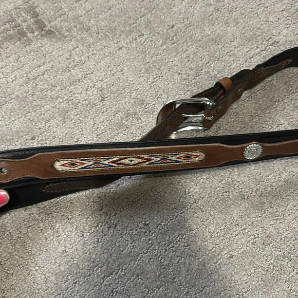 Nocona Belt Co Genuine Leather Belt, size 44. - Picture 3 of 10